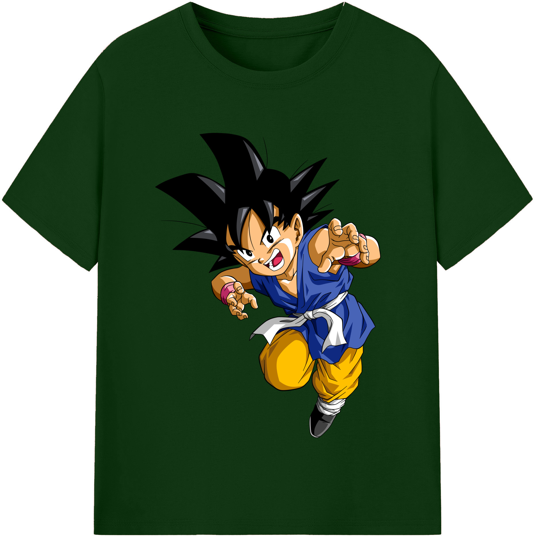 （画像用） ドラゴンボール 孫悟空（そん ごくう）Son Goku カカロット DRAGON BALL Kakarotto 綿100％半袖Tシャツ（フロントプリント）